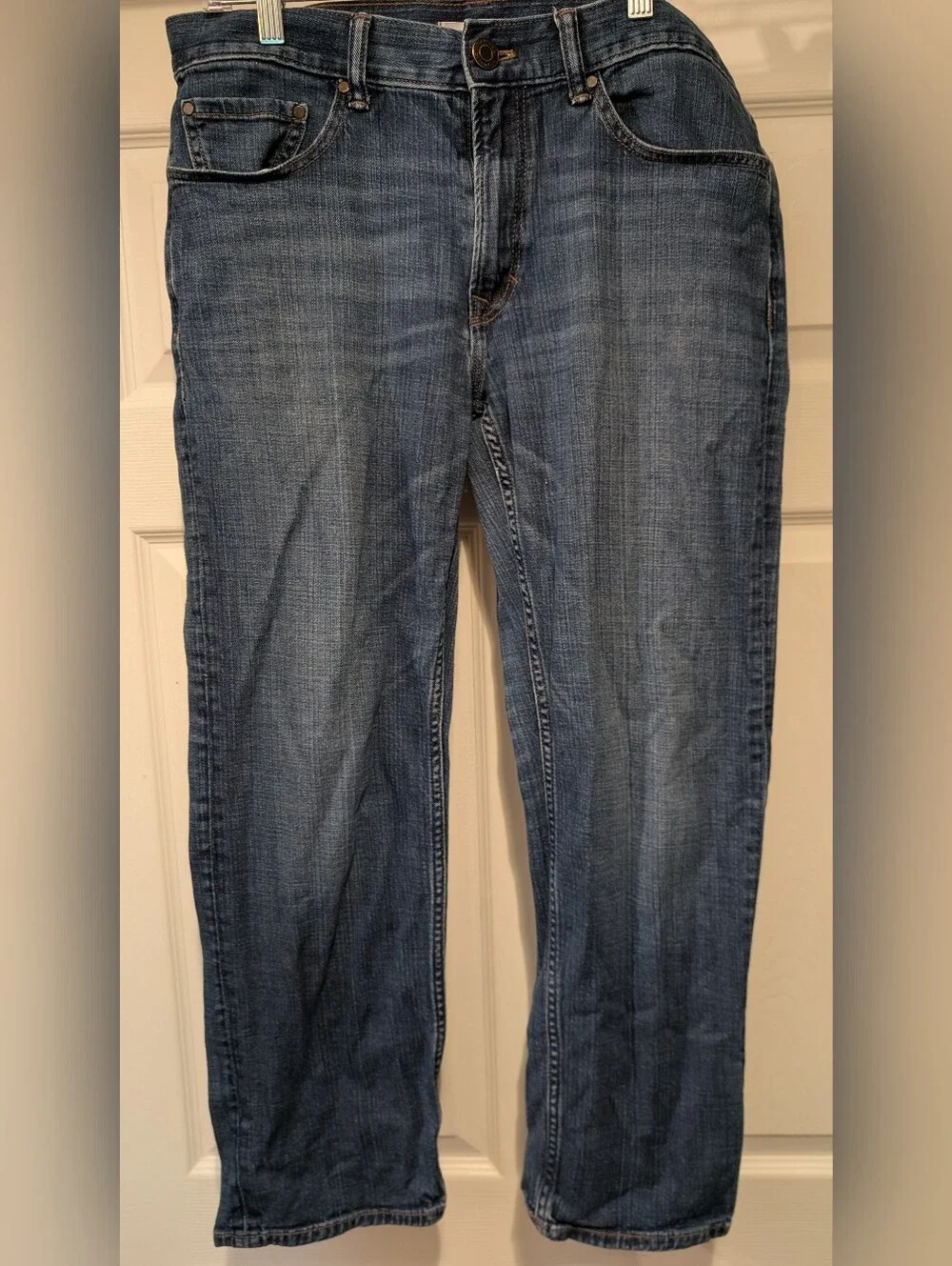 Banana Republic Premium Denim Men's 30x27 Cotton Blend Blue Jeans cthny
